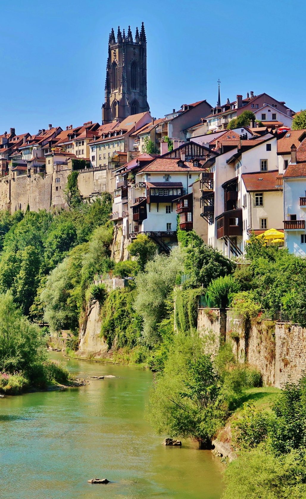 Stadtbild von Fribourg